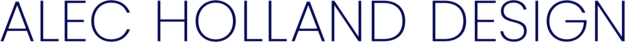 Alec Holland Logo
